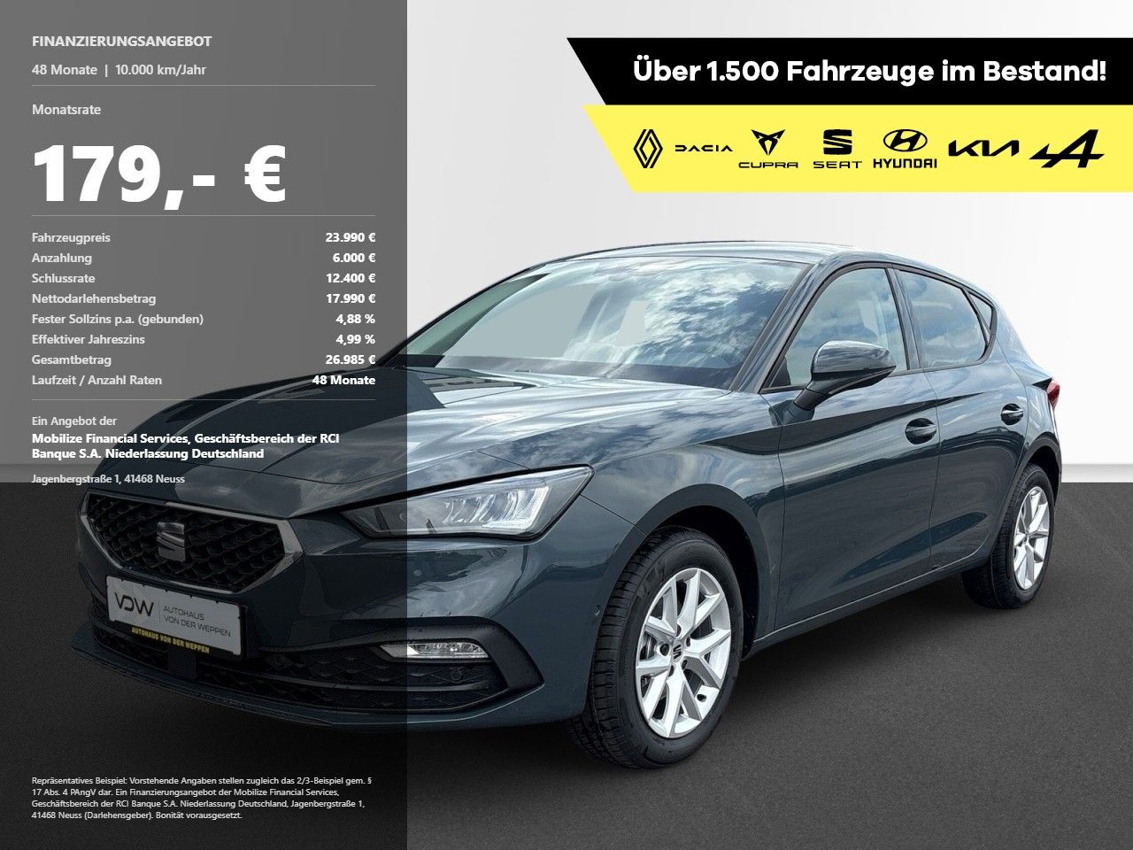 Seat Leon Road Edition TSI Navi SHZ Rückfahrkamera