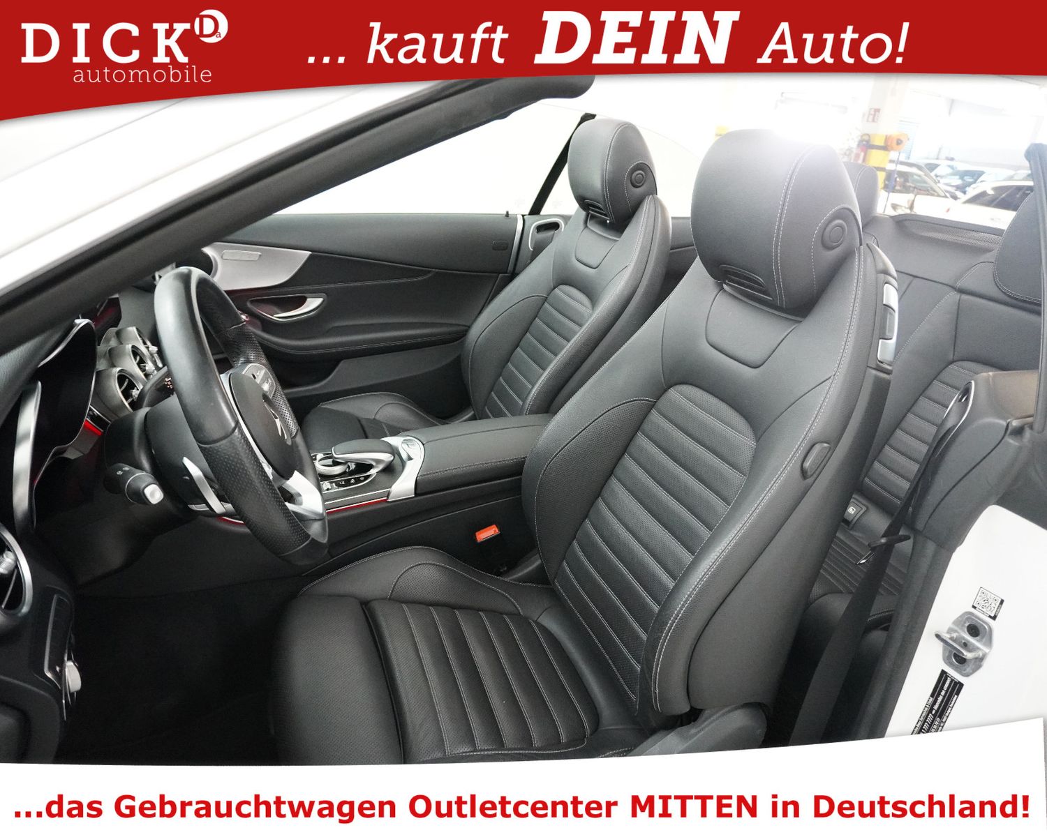 Fahrzeugabbildung Mercedes-Benz C 180 Cabrio 9G 2X AMG AIRSC+KAM+LED+ACC+NAV+SHZ