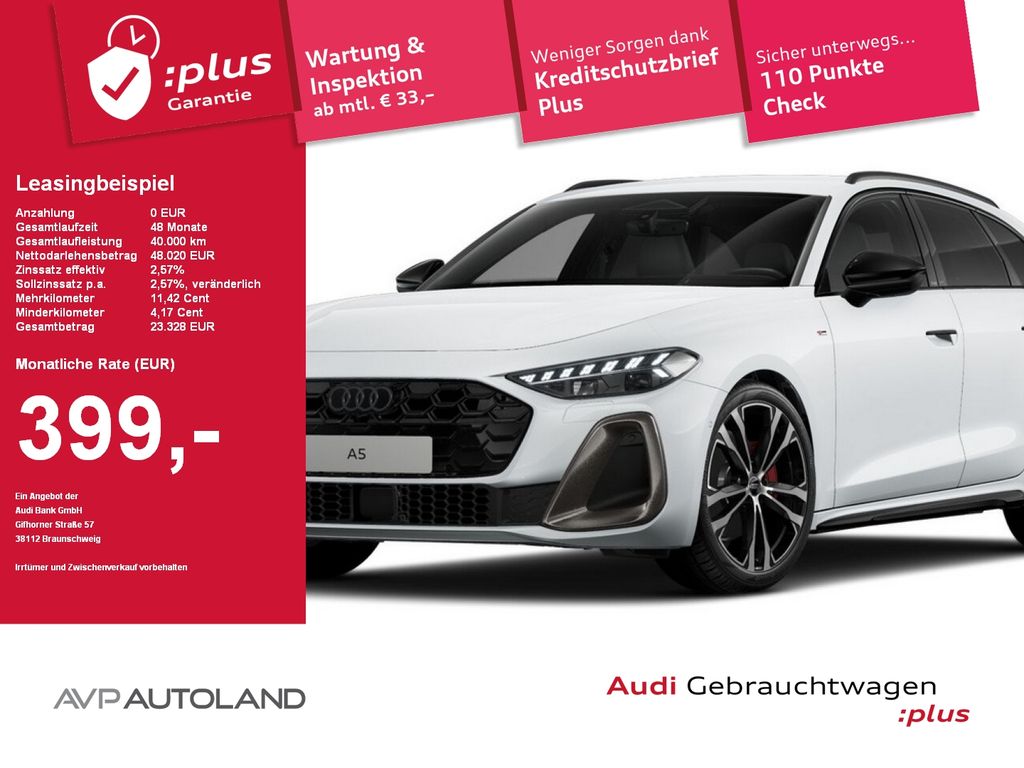 A5 Avant TFSI S line S tronic Kamera 20 Zoll