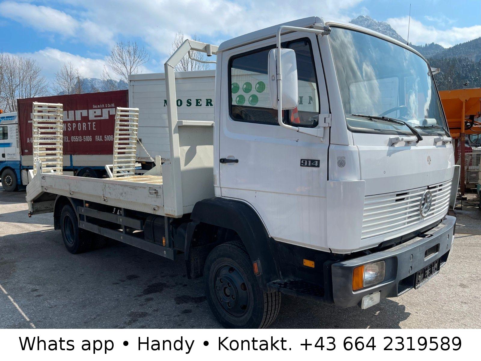 Mercedes-Benz 914 4x2 Baggertransport Bj 1991