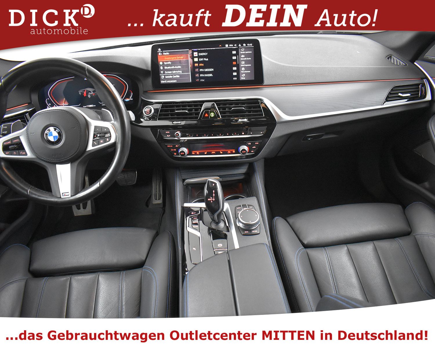BMW 530d Sport Aut. M PAKET+SHADO+PROF+VIRTU+KAM+H&K - Image 8