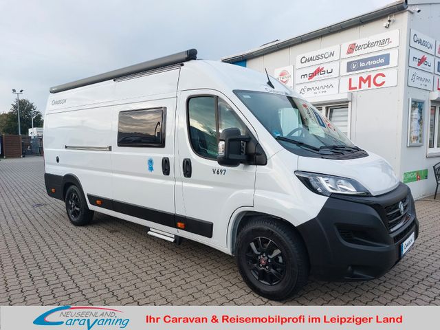 Neuseenland Caravaning Fahrzeugverkauf CHAUSSON V697 First Line*MJ23*Solar*Moskitotür* Markise