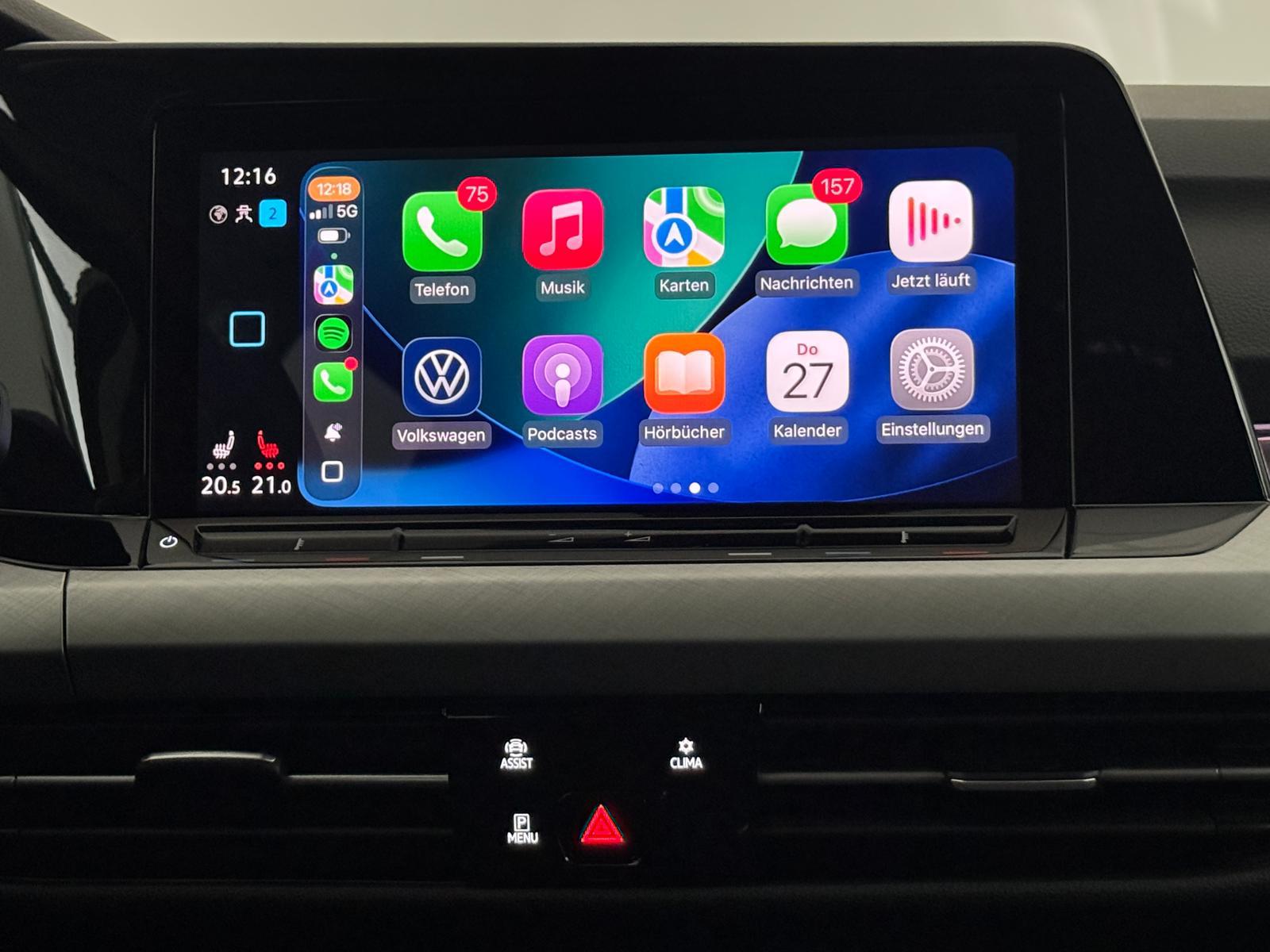 Volkswagen Golf Variant TDI Life Virtual LED Navi Kamera, миниатюра 22