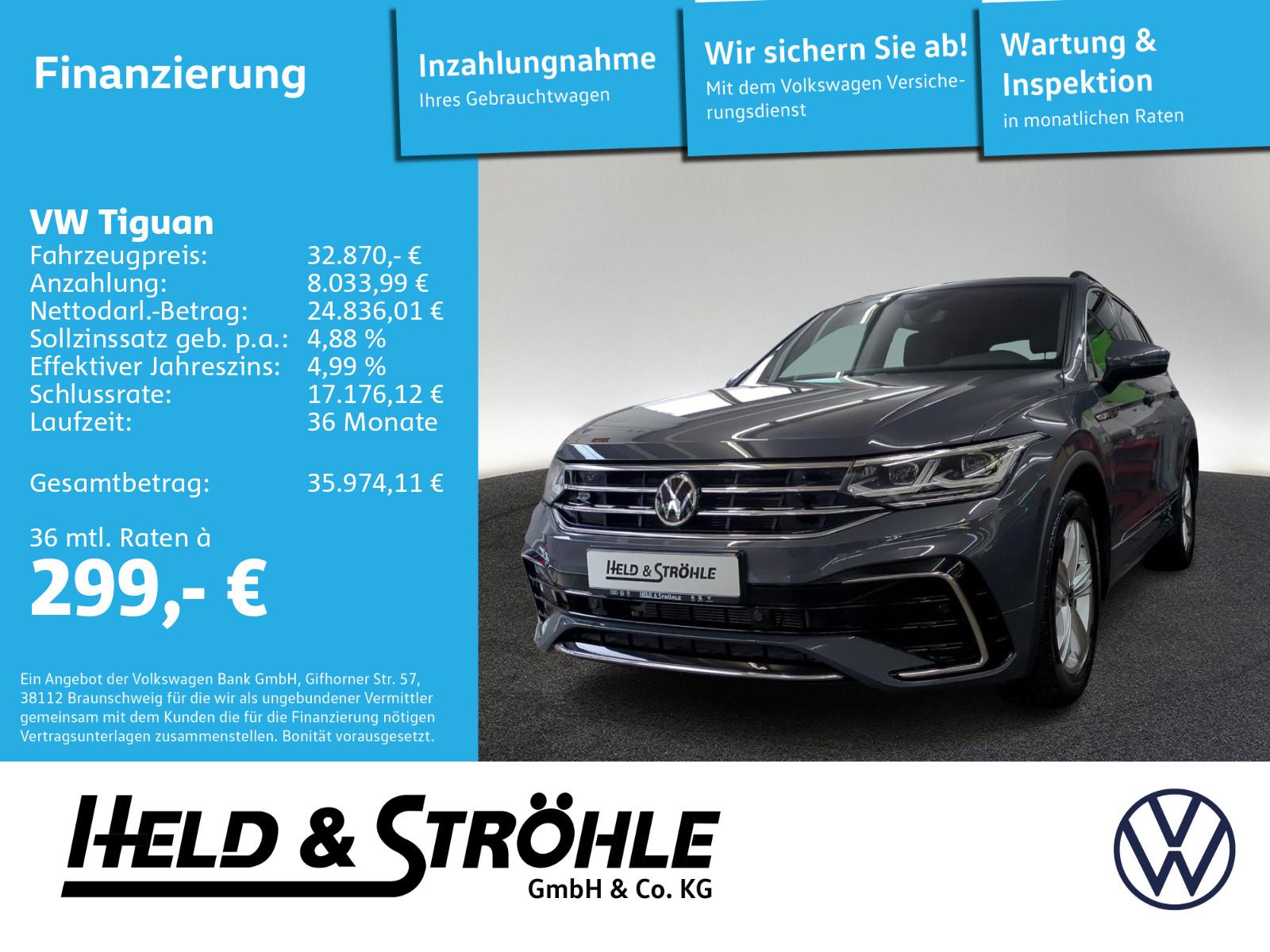 Volkswagen Tiguan R-LINE 2.0 TSI DSG 4M IQ-LED AHK 19" NAV