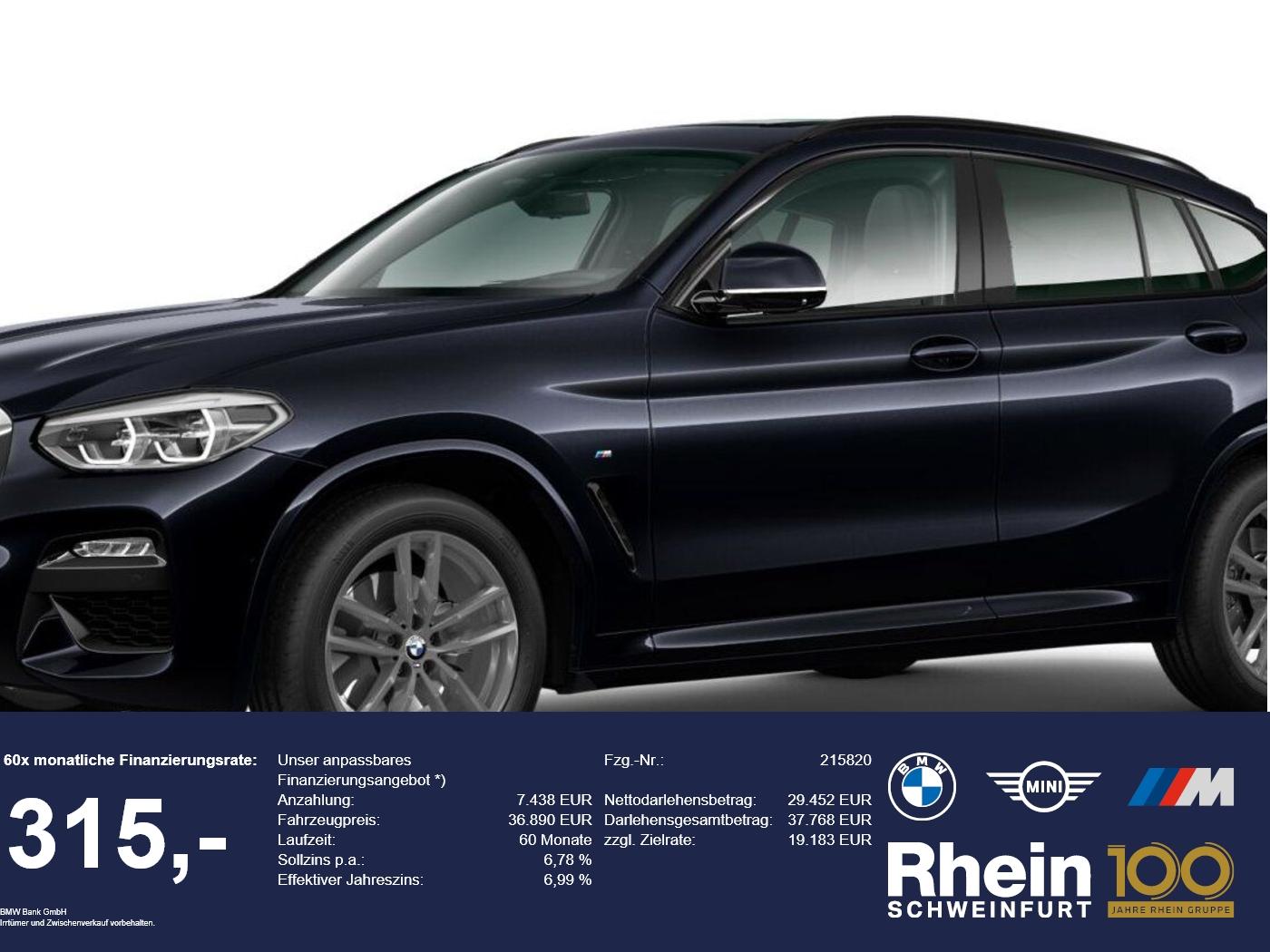 BMW X4 xDrive20i M Sport LiveCockpit.Leder.Glasdach