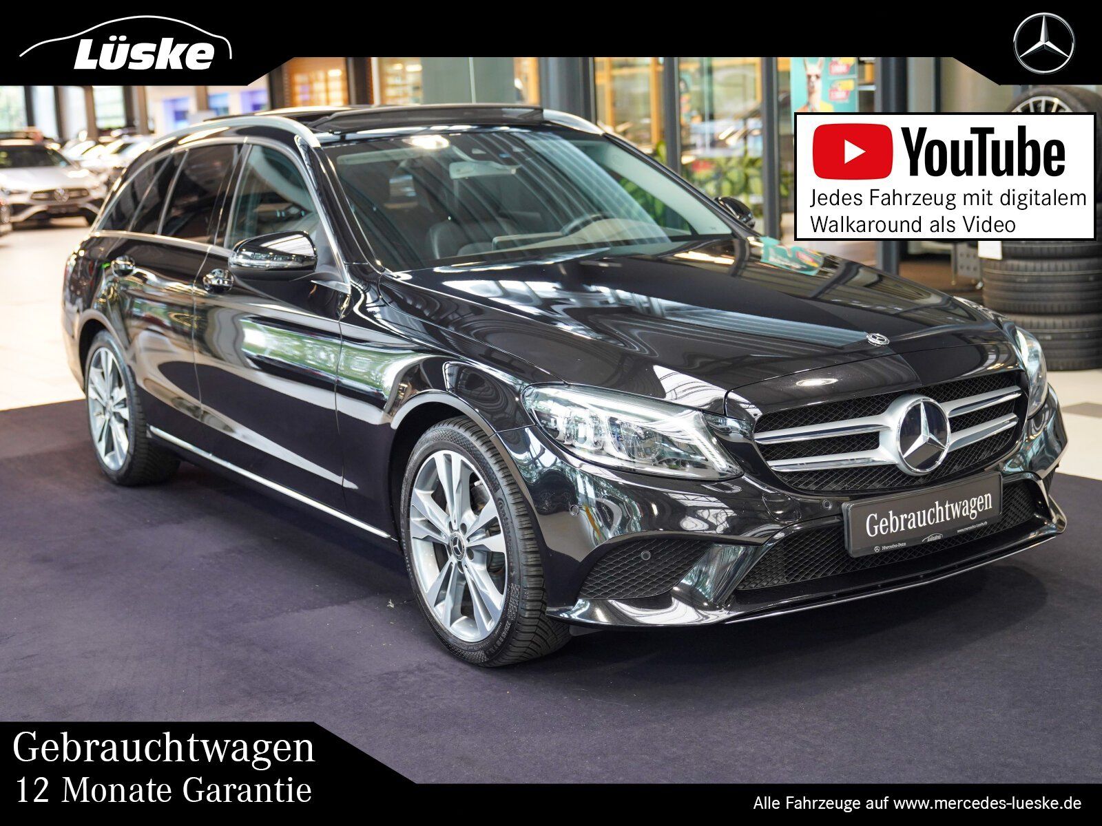 Mercedes-Benz C 180 T AVANTGARDE Panorama Multibeam AHK Totwin