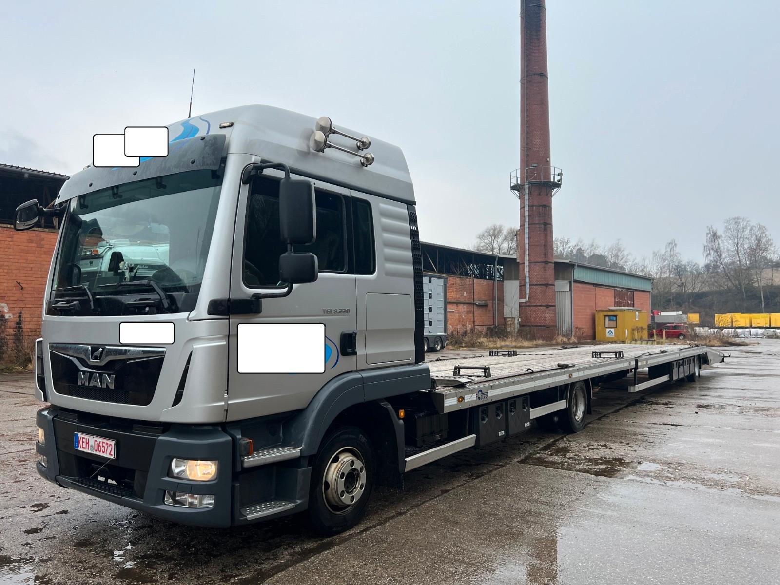 MAN TGL 8.220 + ANHÄNGER BLYSS EURO6 GERMAN TRUCK