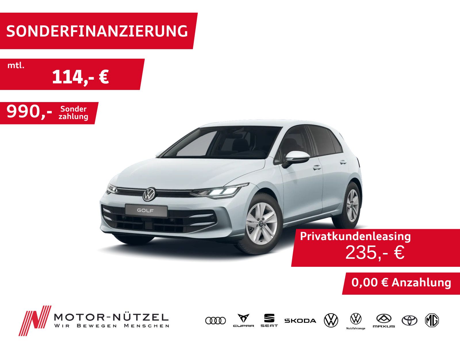 Volkswagen Golf VIII 1.5 TSI LIFE LED+NAVI+ACC+SHZ+PDC+RFK