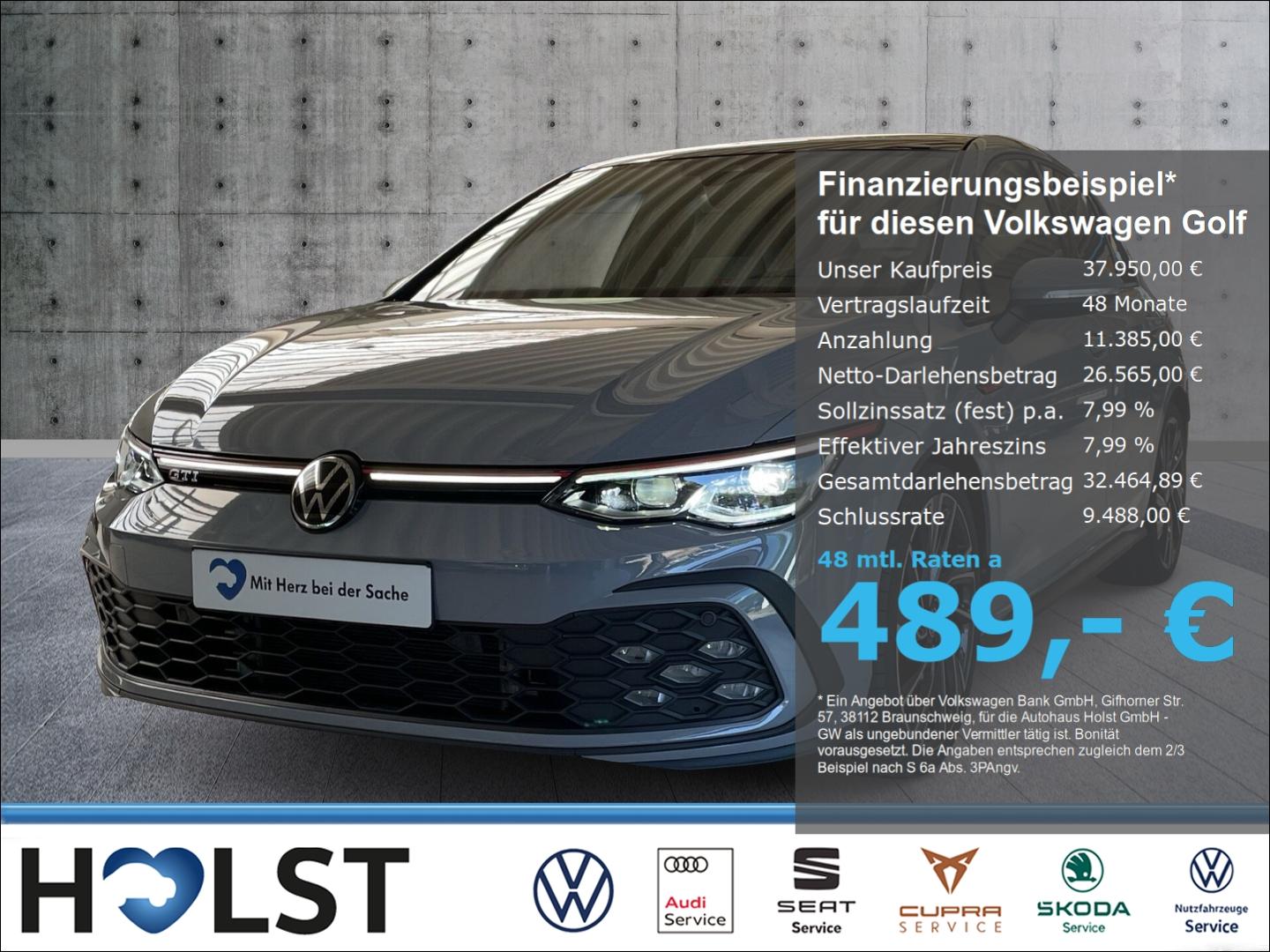 Volkswagen Golf VIII 2.0TFSI DSG Matrix Pano Leder DCC 19 H
