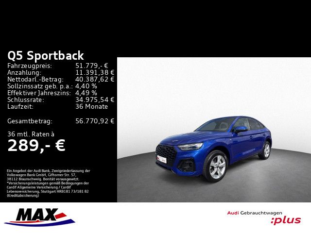 Q5 Sportback 50 TDI S-LINE MATRIX+360°+VCP+HUD+A