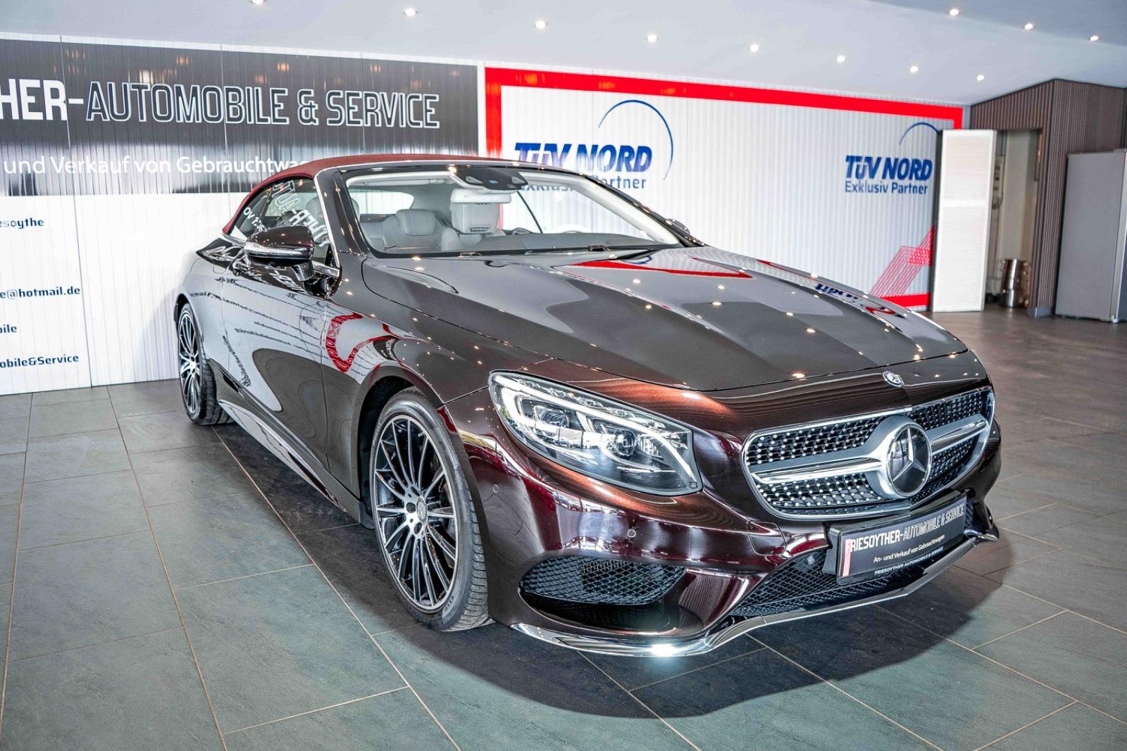 Mercedes-Benz S 500 Cabriolet AMG Line+ Rubinschwarz Sitzklima