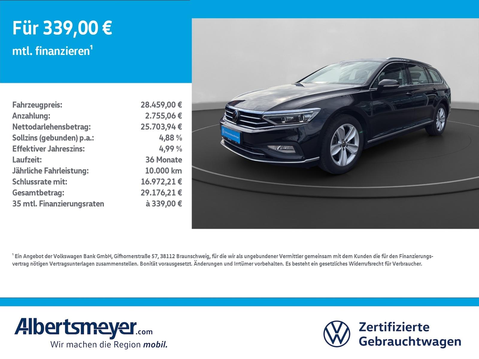 Volkswagen Passat Variant 2.0 TSI 4Motion Elegance +DSG+LED