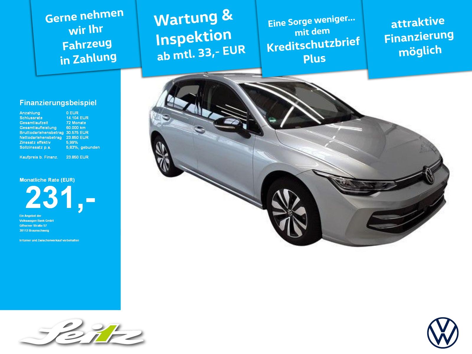 Volkswagen Golf VIII 1.5 TSI Goal *LED*NAVI*PARKSENSOR*