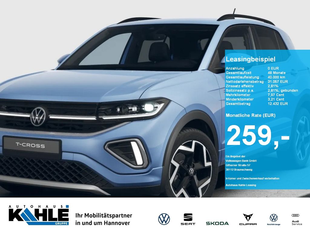 T-Cross R-Line CarPlay Matrix ACC AHK LED Navi