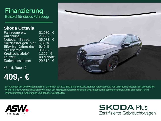 Skoda Octavia RS Combi 2.0TDI DSG LED NAVI AHK Standhz