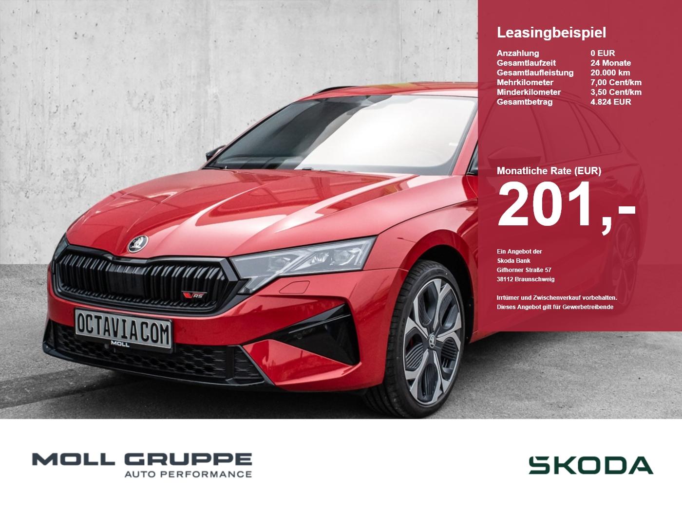 Skoda Octavia Combi 2.0 TSI W RS 2xKLIMA ACC AUT FLA