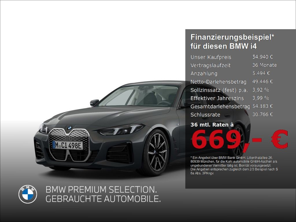 BMW i4 xDrive 40 Gran Coupe M Sport Anhängerkupplung