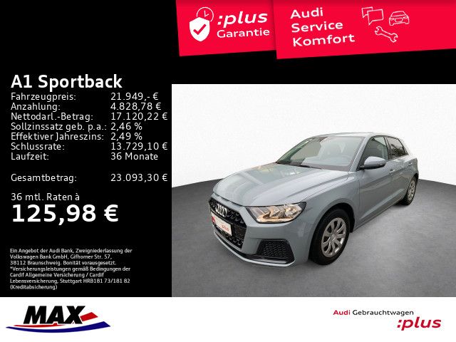 A1 Sportback 25 TFSI +SHZ+TEMPOMAT+PDC+CARPLAY++