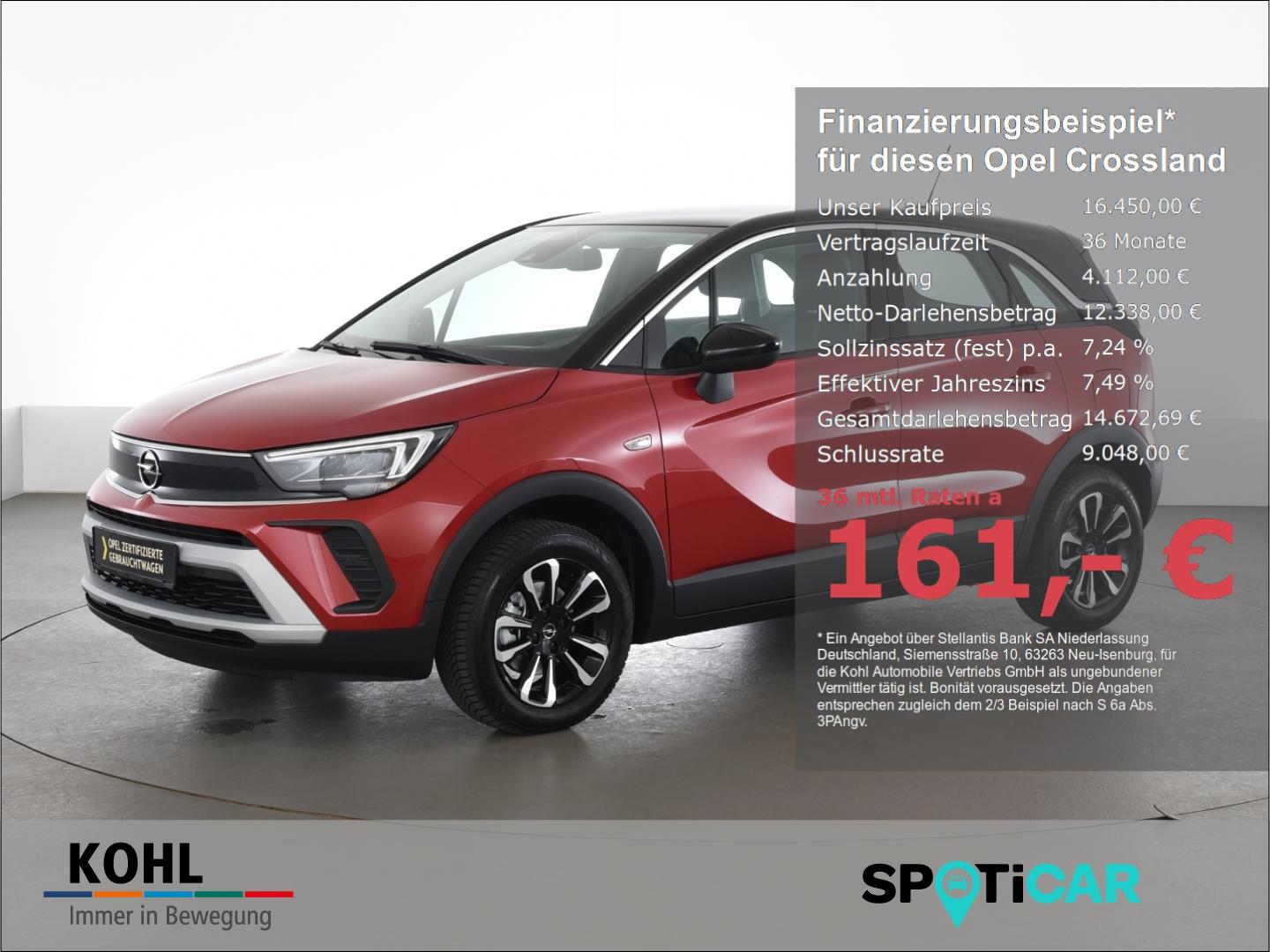 Opel Crossland Elegance 1.2 Turbo 130 PS EU6d Navi PD