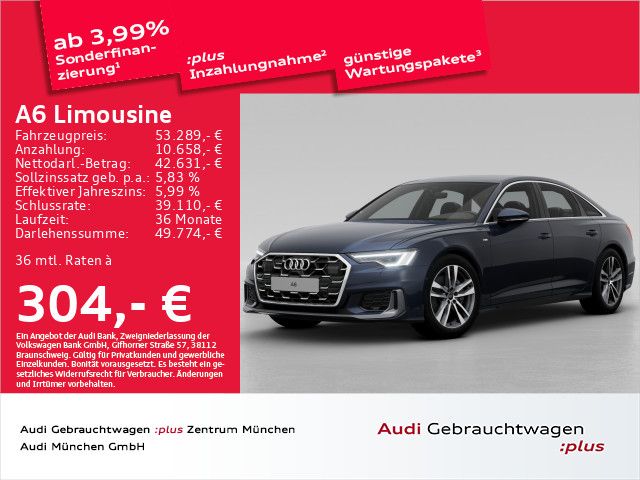 Audi A6 Limousine 45 TFSI qu. S tronic S line ACC/Nav