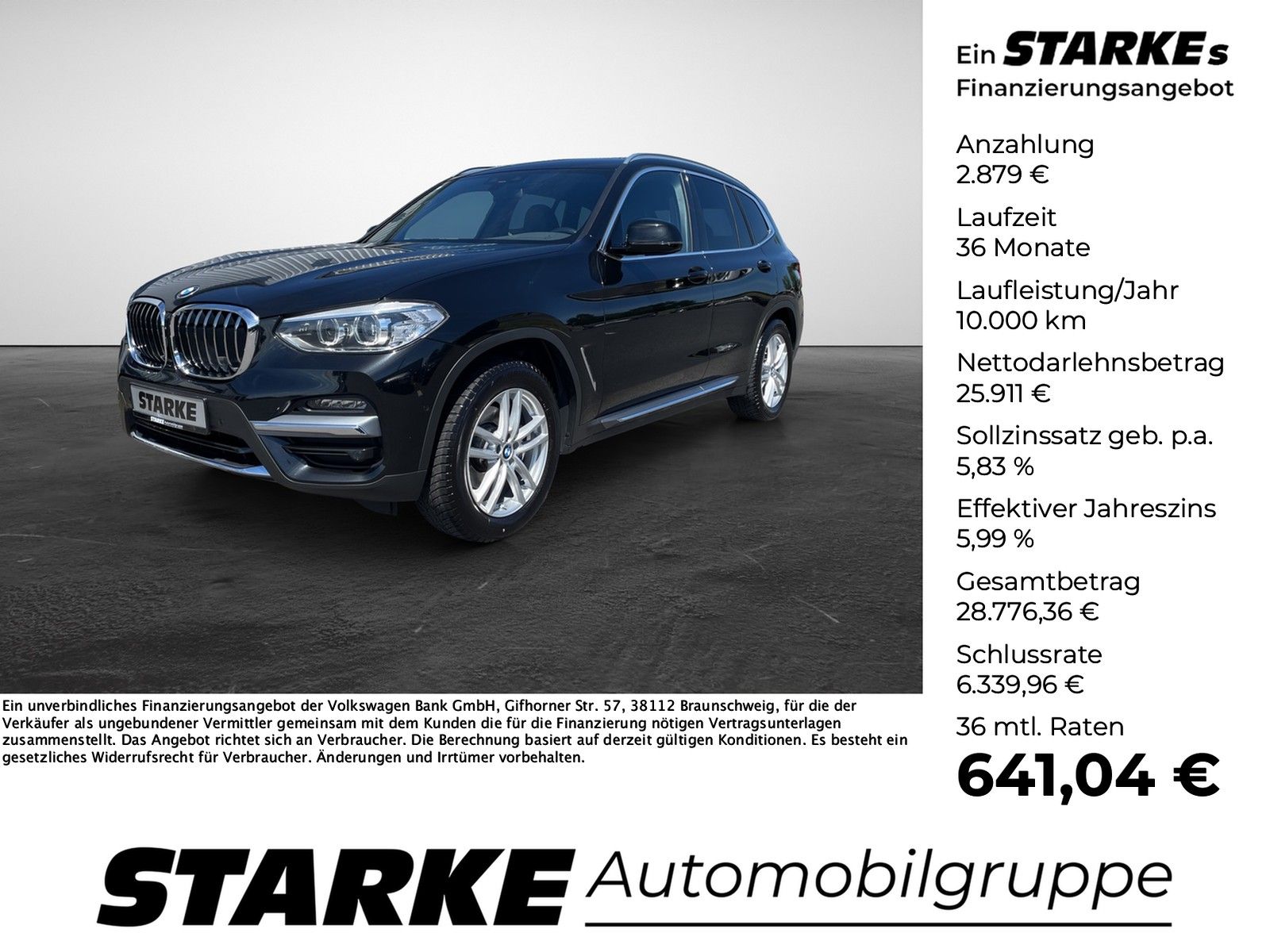 BMW X3 xDrive 20 i Luxury Line  Panodach AHK Navi LE