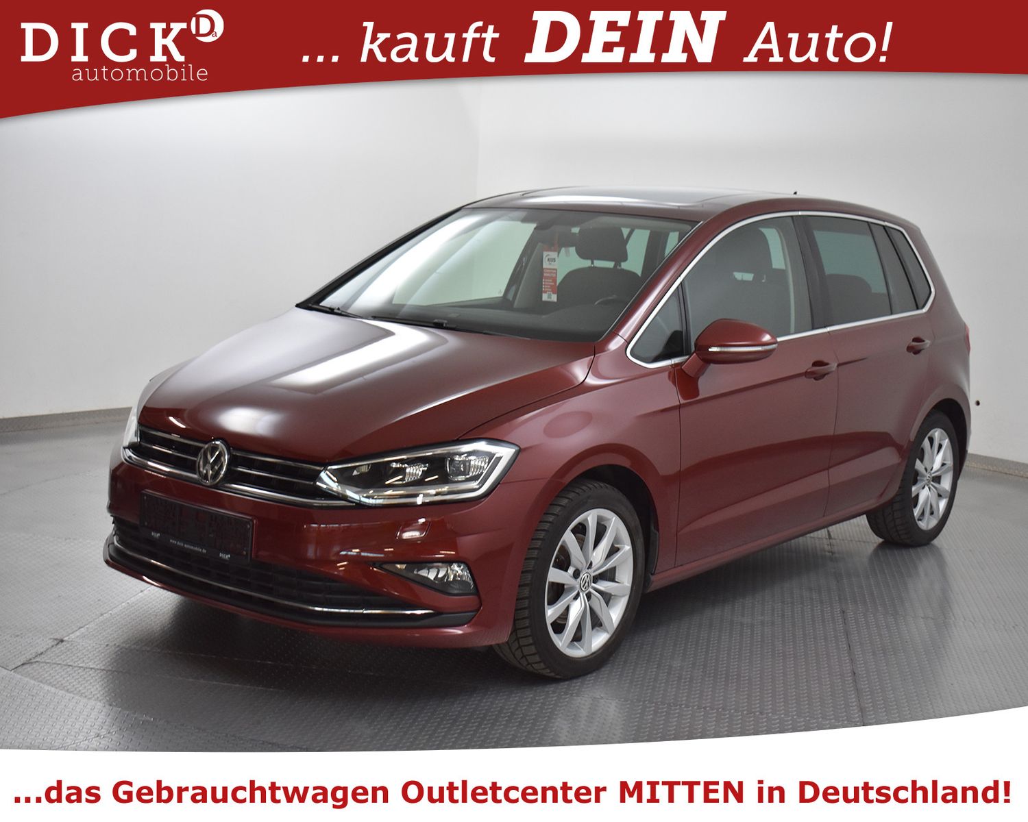 VW Golf Sportsvan VII 1.5 TSI Highl PANO+LED+STDHZ+ - Image 4