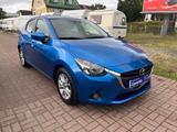 Mazda 2 Lim. Exclusive-Line+AUS 1.BESITZ+TEMPOMAT+PDC+ - Mazda 2 mit Benzin-Antrieb: Blau, mit Klimaautomatik