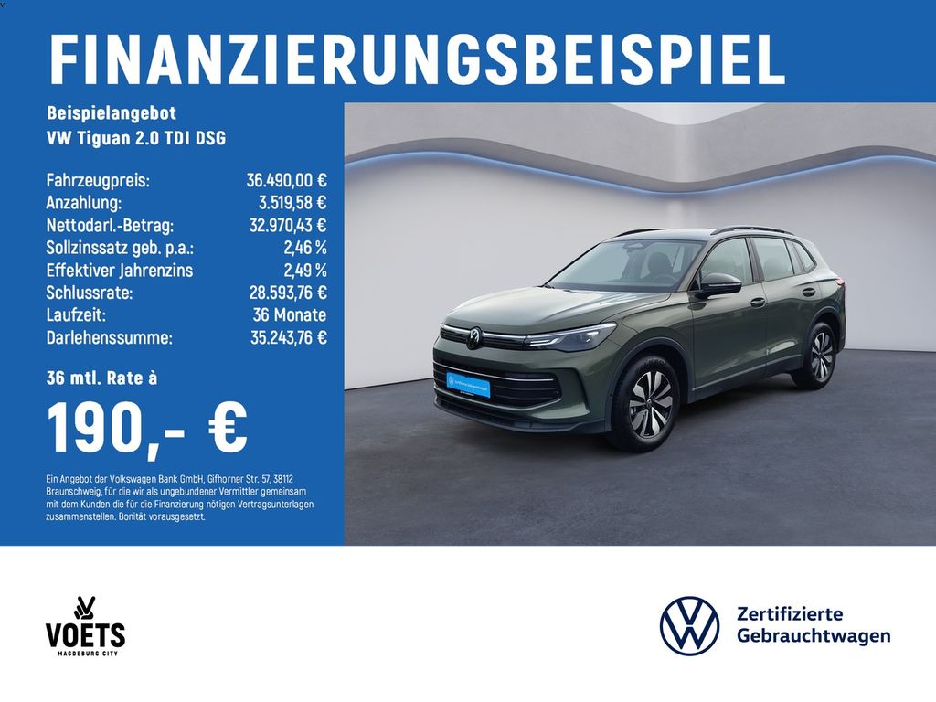 Tiguan 2.0 TDI DSG Life LED+AHK+NAVI+ACC+PDC+KAM