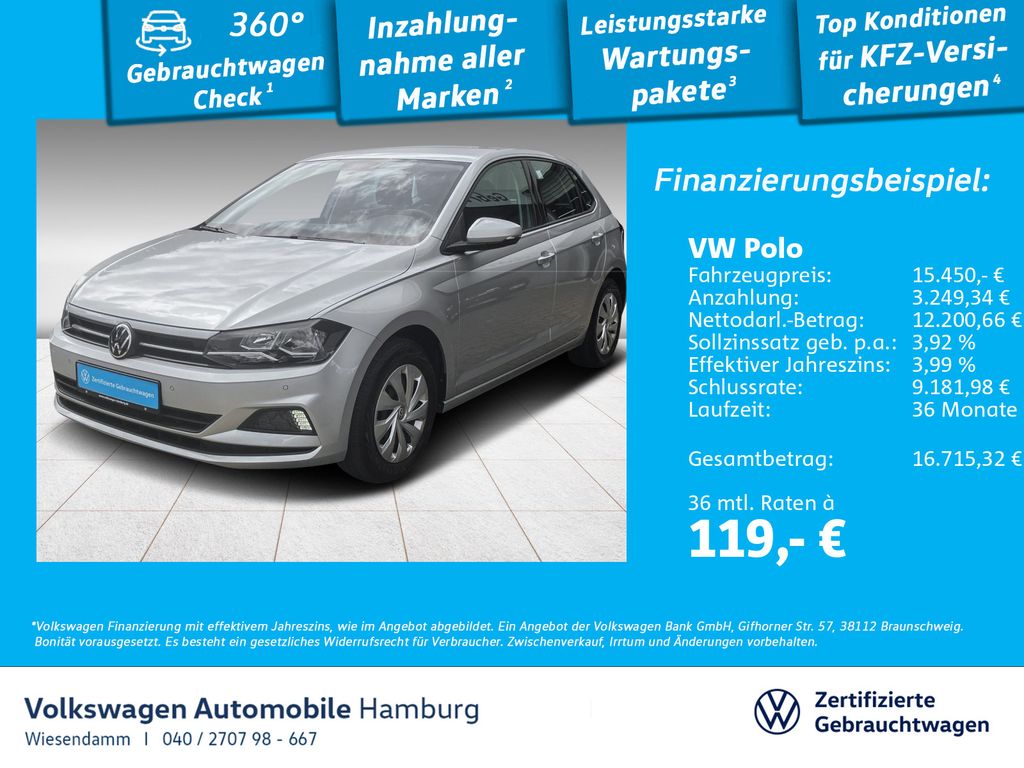 Volkswagen Polo 1.0 TSI Comfortline PDC Navi Sitzhzg