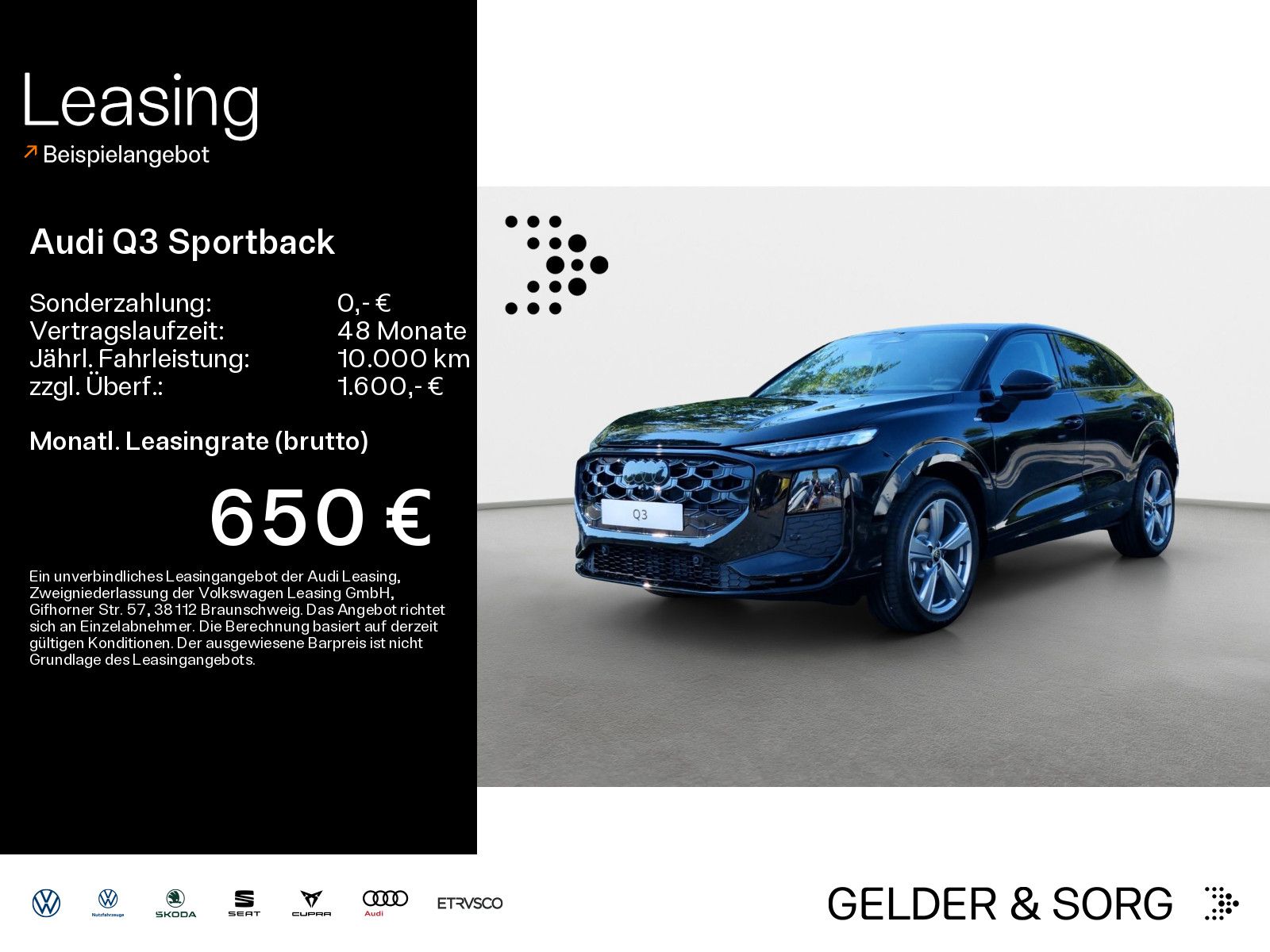 Audi Q3 Sportback TFSI qu S line Tech+*ExpPro*AHK*Pan