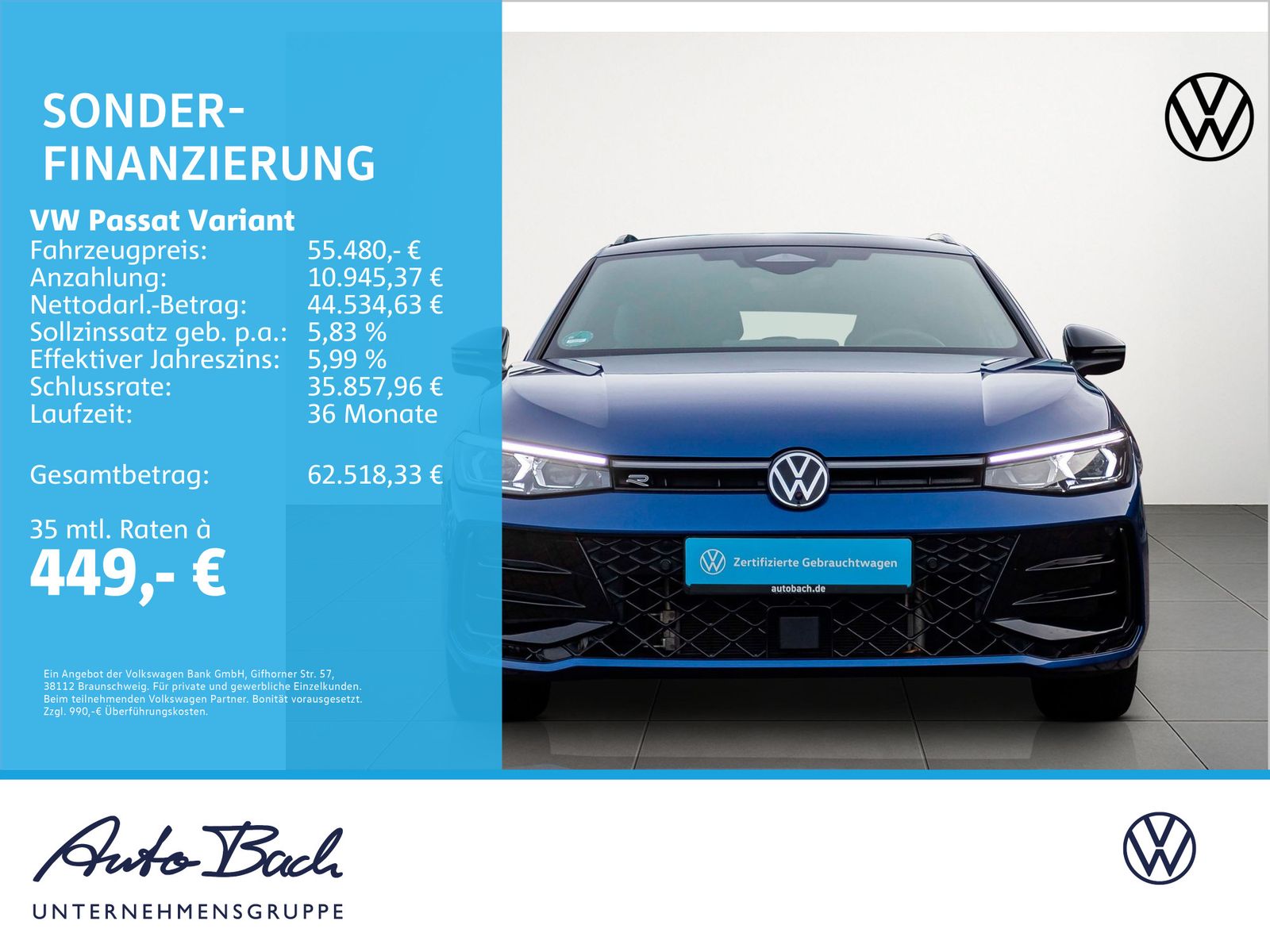 Volkswagen Passat Variant 1.5 eHybrid R-Line DSG Navi LED H imagem 2