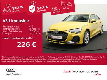 Audi Leasingangebot: Audi A3 Limousine S line 30 TFSI *LED*VIRTUAL*8-fach*