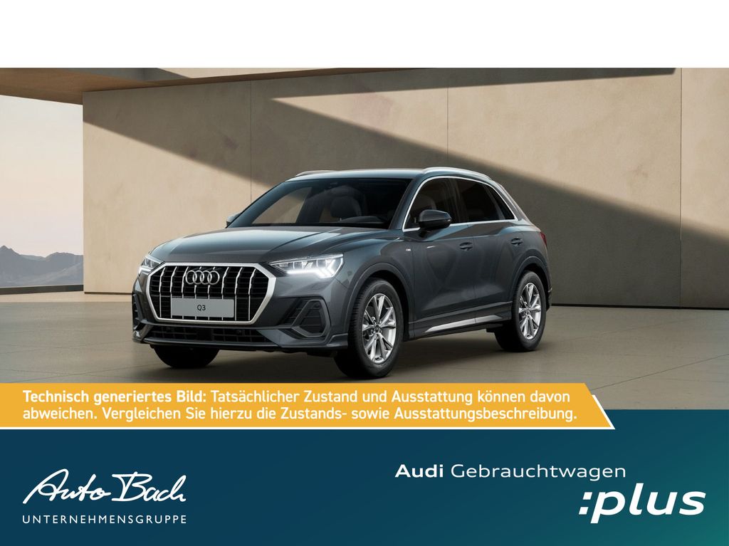 Q3 S line 35TFSI Stronic Matrix LED Navi AHK SHZ