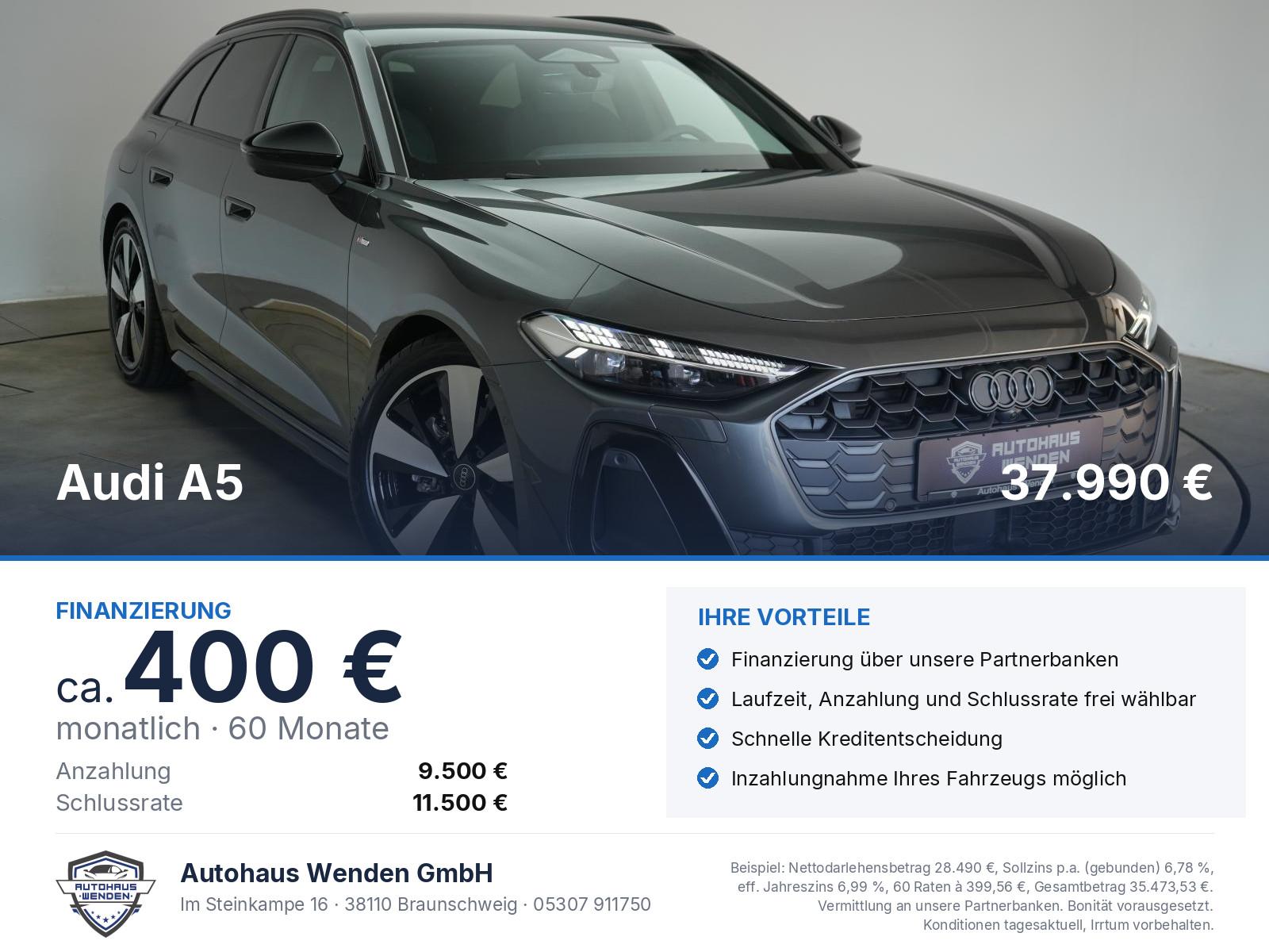 Audi A5 Avant TFSI S tronic S line ACC/360 Kamera/Matr