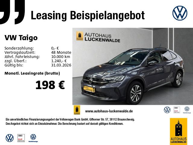 Volkswagen Taigo 1.0 TSI ENERGY DSG *NAV*R-CAM*App-Connect*