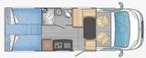 Andere Across Aero 690 LD - Einzelbetten Sunroof