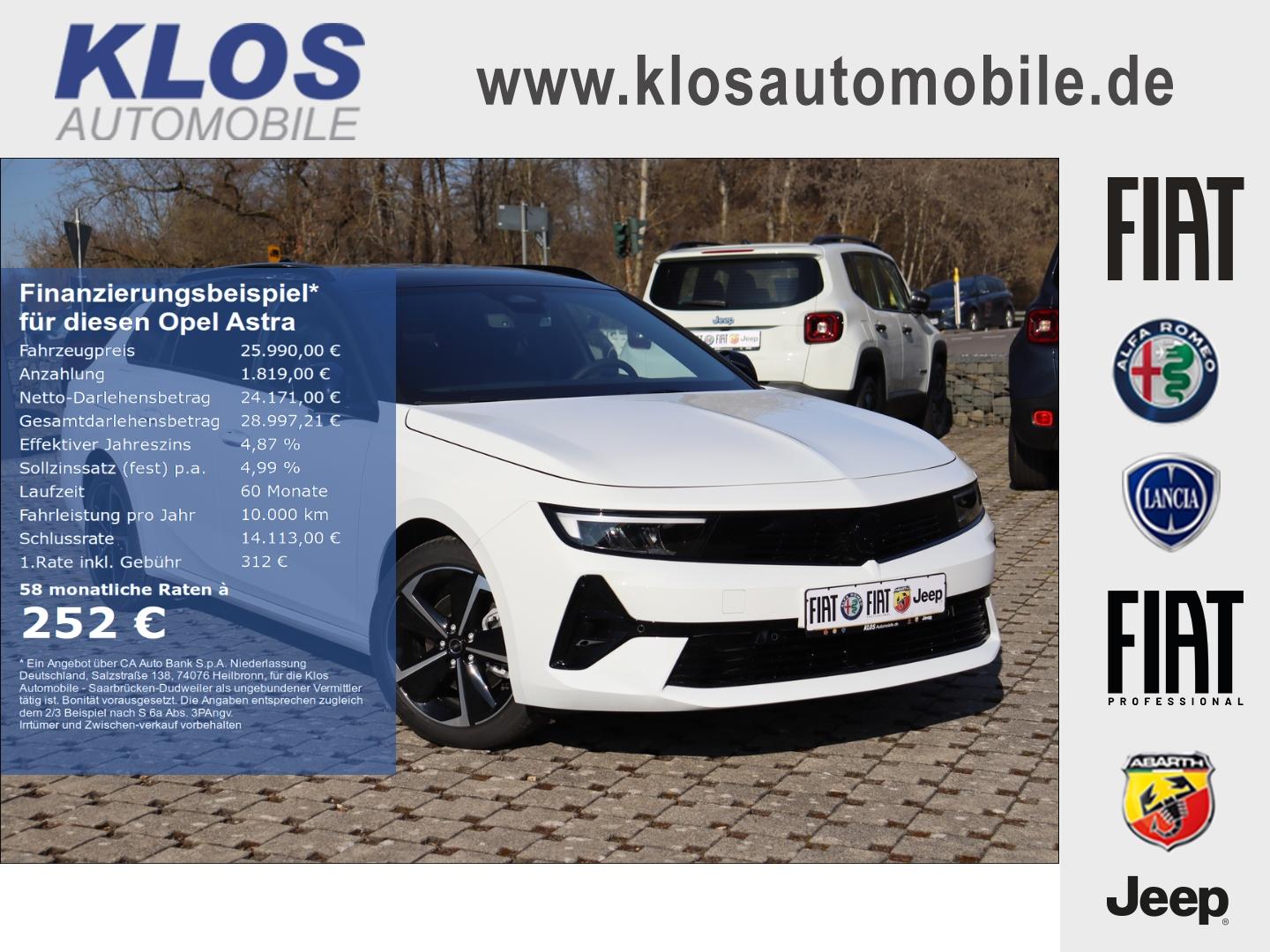 Opel Astra SPORTS TOURER GS 1.2 130 PS TURBO AT8 AGR 