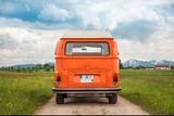 Volkswagen T2 Westfalia Camper - orange Wohnmobil oder -wagen