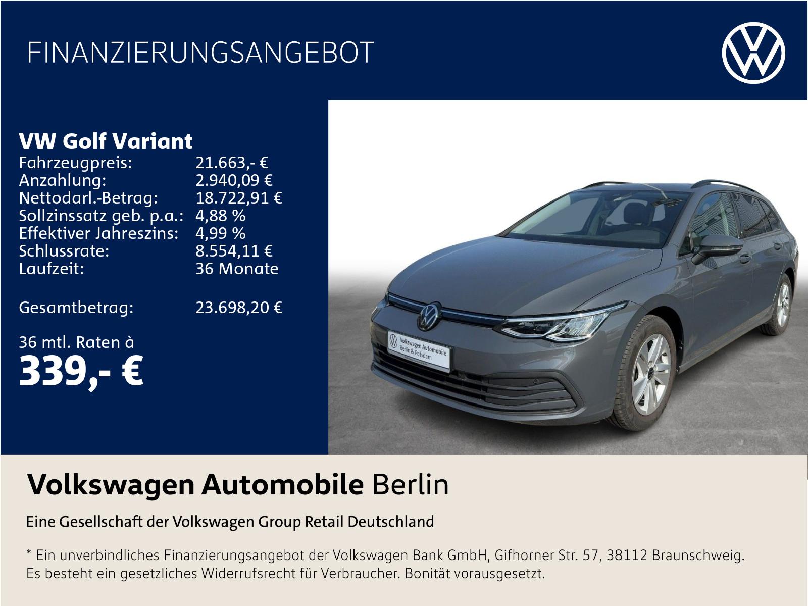 Volkswagen Golf Variant VIII 1.5 TSI Life Pano Navi LED SHZ