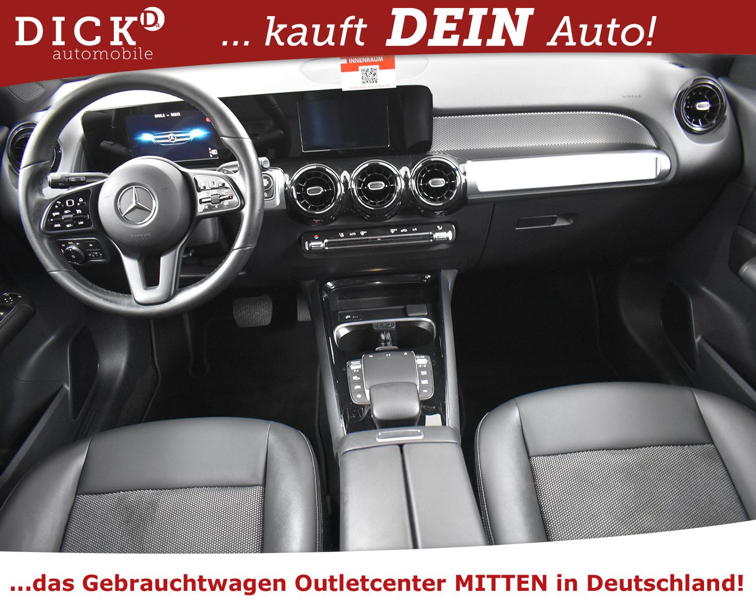 Fahrzeugabbildung Mercedes-Benz GLB 180d 8G >PANOR+NAVI+LEDER+SHZ+KAM+ADVENC+DAB