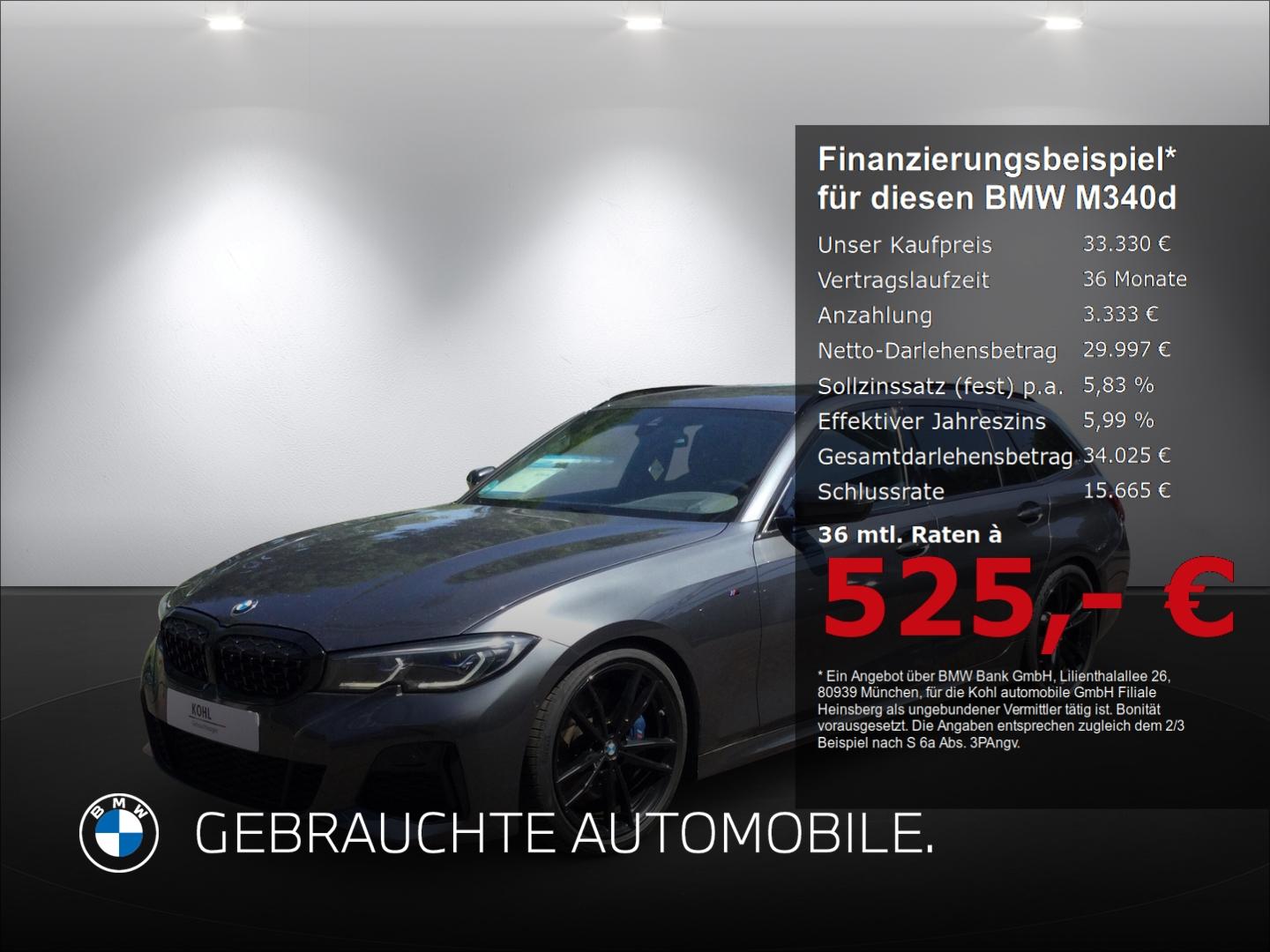 BMW M340d xDrive Touring Lenkradheizung Head Up Disp