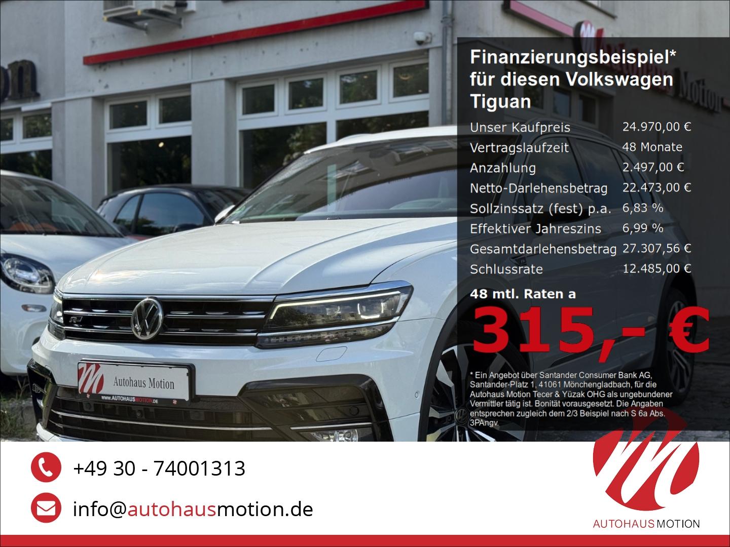 Volkswagen Tiguan 2x R-line 4Motion Pano Navi Kamera LED DY