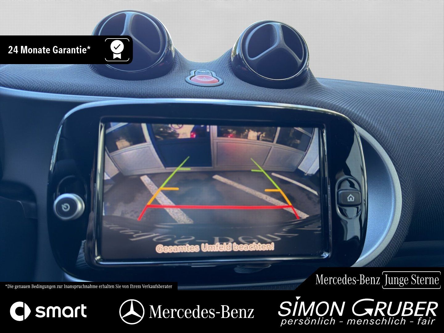 Fahrzeugabbildung Smart fortwo EQ Cabrio Exclusive Winter VollLED Kamera