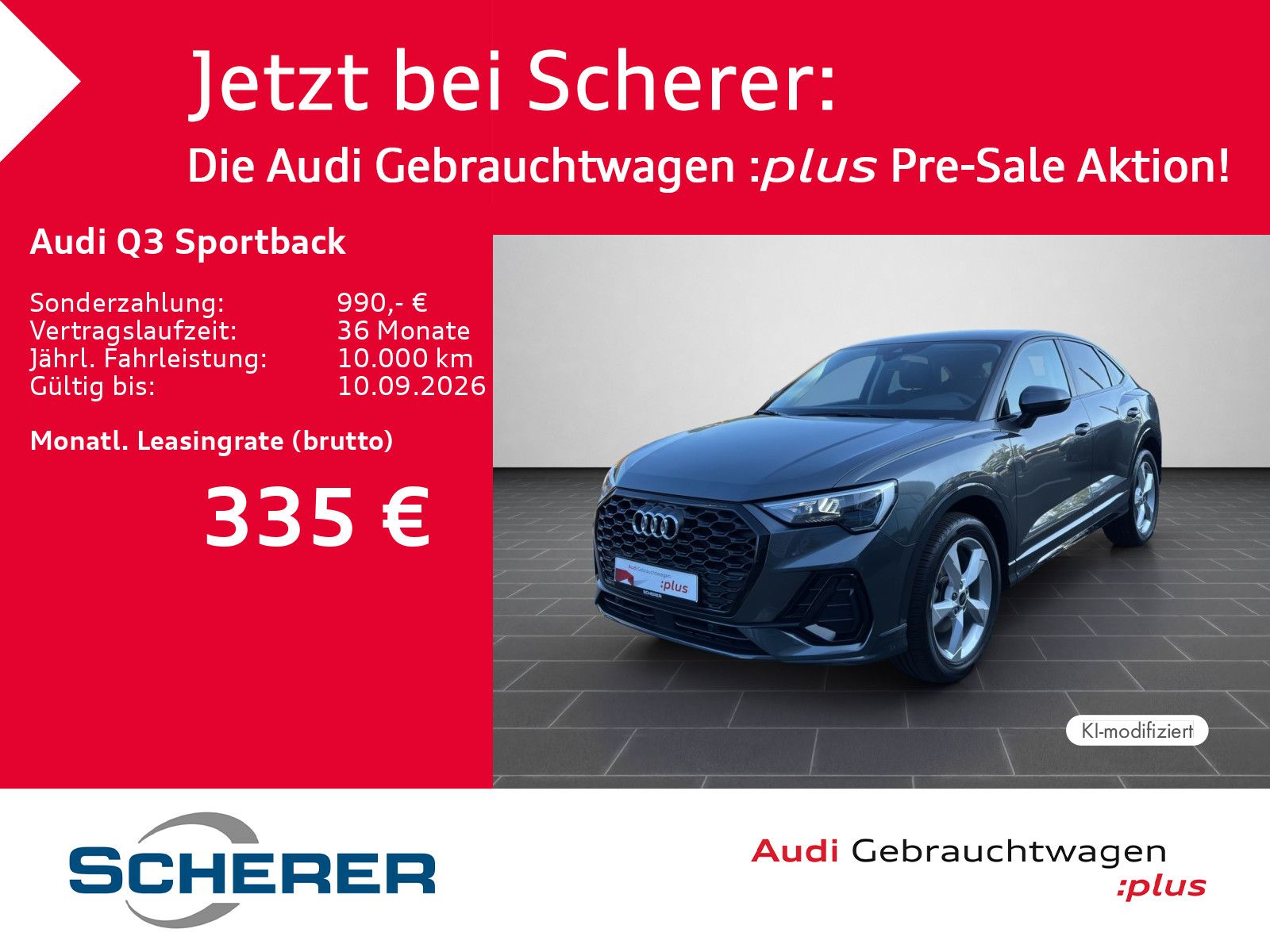 Audi Q3 Sportback S line 35 TFSI ANHÄNGEVORRICHTUNG N