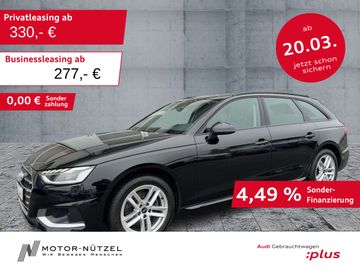 Audi Leasingangebot: Audi A4 Avant 35 TDI S-TR ADVANCED LED+NAV+RFK+GRA+17