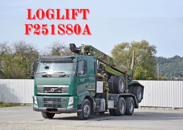 Volvo FH 500 * LOGLIFT F251 S80A + Anhänger /6x4