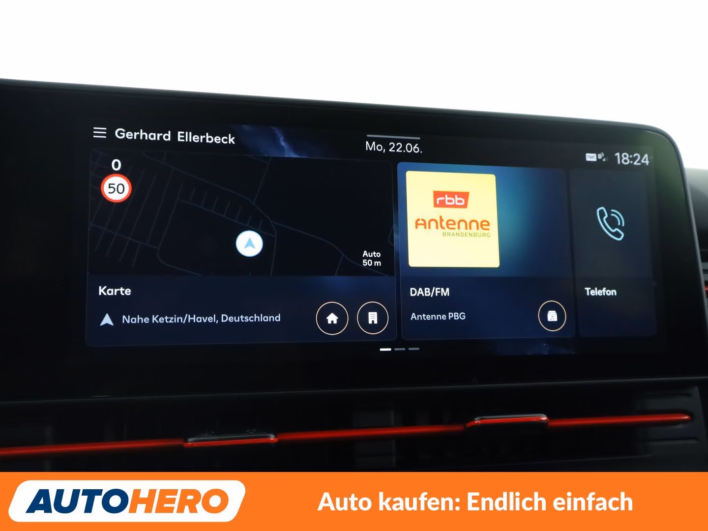 Hyundai Kona 1.6 T-GDI N Line 2WD Aut*NAVI*LED*ACC*CAM*, миниатюра 20