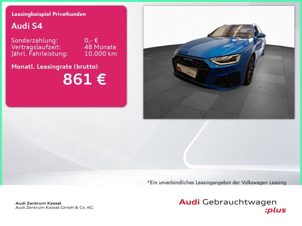 Audi S4 Av. 3.0 TDI qu. Matrix Pano B&O AHK HuD 360°