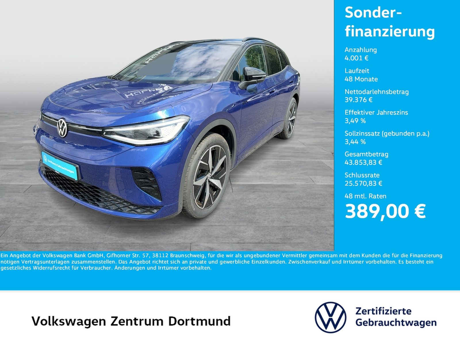 Volkswagen ID.4 GTX 4X4 WÄRMEPUMPE CAM ACC LM20 MATRIX NAVI foto 1