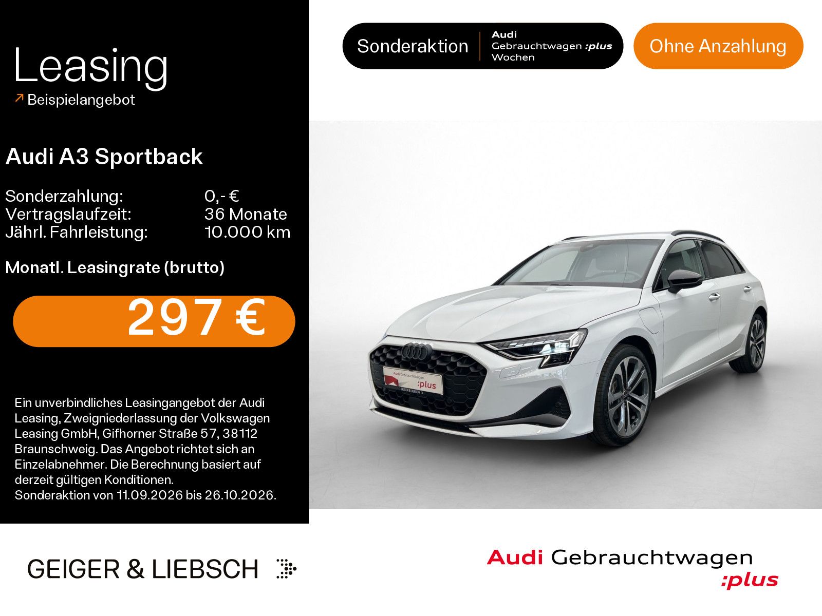 Audi A3 Sportback 40 TFSIe advanced*NAVI-PLUS*MATRIX*
